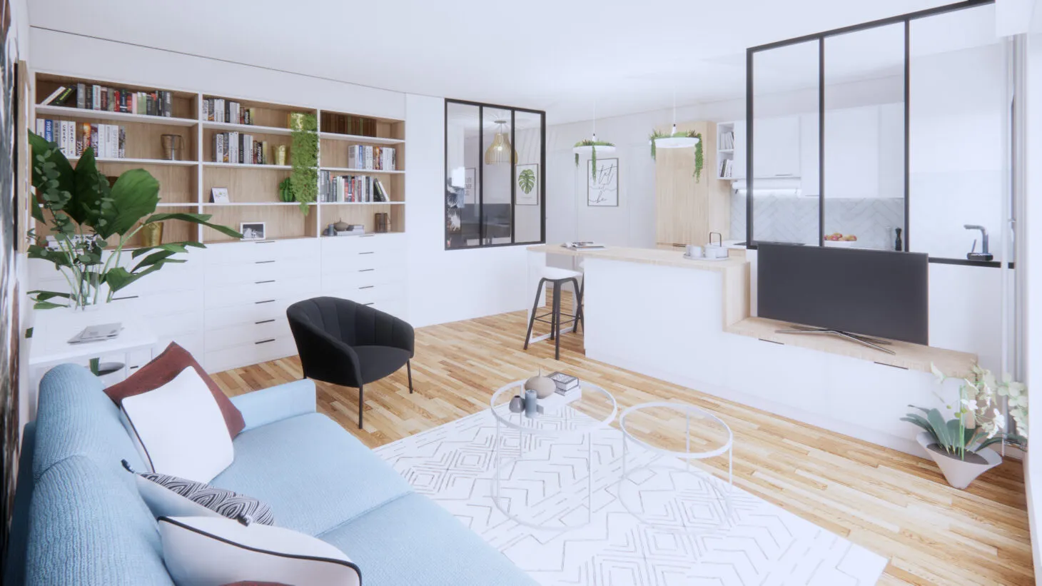 Inside Design Plus Architecte D Interieur Nantes Renovation Appartement Alma 3